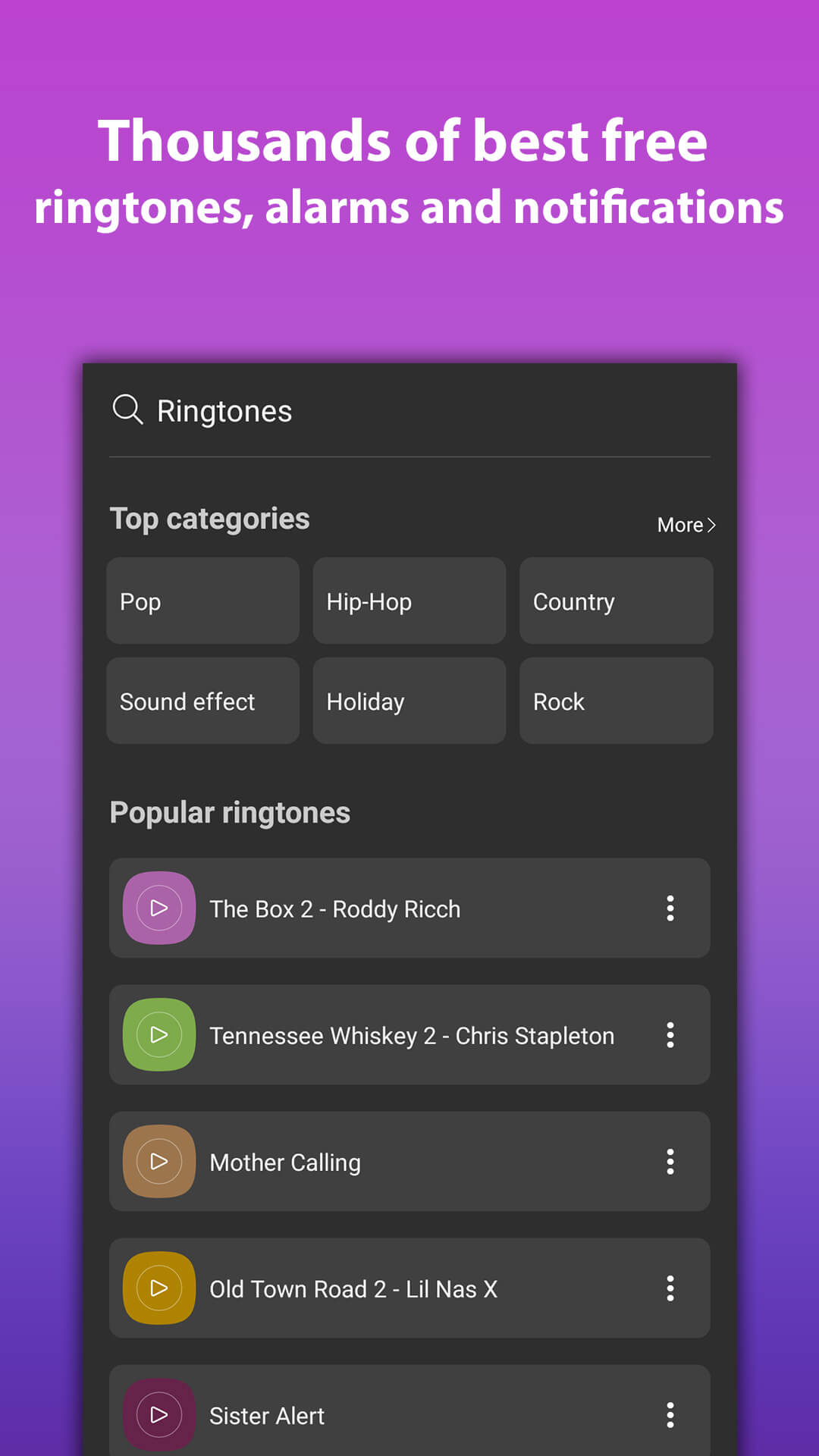 Free Ringtones Homepage